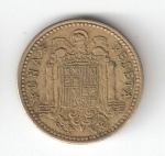 monedas de Europa - Espa�a -  1 pta Franco 1966 (*1971) BC