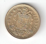 monedas de Europa - Espa�a -  1 pta Juan Carlos I 1975 (*1977) EBC