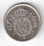 monedas de Europa - Espa�a -  5 ptas Juan Carlos I 1975 (*1978) EBC