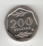 monedas del Mundo : Europa : Espa�a :  200 ptas Juan Carlos I 1986