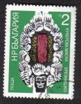 Stamps Bulgaria -  Folclóricos étnico máscaras koukeri