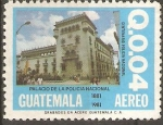 Stamps : America : Guatemala :  CENTENARIO  DE  LA  POLICÌA  NACIONAL.  PALACIO  DE  LA  POLICÌA  NACIONAL.