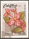 Stamps Africa - Cape Verde -  FLORES  TÌPICAS.  BOUGANVILLEA  LITORALIS.