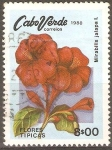 Stamps Cape Verde -  FLORES  TÌPICAS.  MIRABILIS  JALAPA.