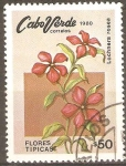 Sellos del Mundo : Africa : Cabo_Verde : FLORES  TÌPICAS.  LOCHNERA  ROSES.