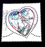 Stamps : Europe : France :  Corazón de Chanel