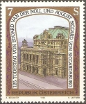 Stamps Austria -  ÒPERA  ESTATAL  DE  VIENA.  DISEÑADO  POR  EDUAR  van der  NULL  &  AUGUST  SICCARD