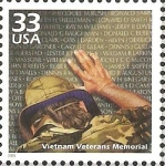 Stamps United States -  CELEBRAR  EL  SIGLO.  MONUMENTO  A  LOS  VETERANOS  DE  VIETNAM.