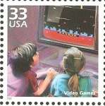 Stamps United States -  CELEBRAR  EL  SIGLO.   JUEGOS  DE  VIDEO.