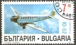 Stamps Bulgaria -  AVIONES.  JU 52 - 3M