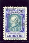 Stamps Spain -  Beneficencia. Pedagogos