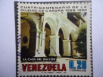 Sellos de America - Venezuela -  Cuatricentenario de la Ciudad de Corora 1569-196 - La Casa del Balcón9