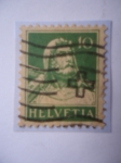 Stamps : Europe : Switzerland :  Helvetia - Guillermo Tell.