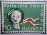 Stamps Switzerland -  Helvetia - Saffa 1958 Zûrich