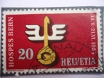 Stamps : Europe : Switzerland :  Helvetia - Hospes Bern