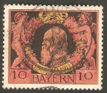 Stamps Germany -  93 - 25 anivº de la regencia, Leopoldo de Baviera