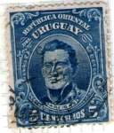 Stamps Uruguay -  7 José Gervasio Artigas