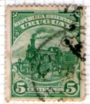 Stamps Uruguay -  10 Ferrocarril