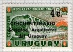 Sellos de America - Uruguay -  23 Cincuentenario Arquitectos Uruguay
