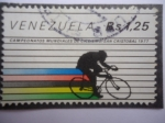 Sellos de America - Venezuela -  Campeonatos Mundiales de Ciclismo - San Cristóbal 1977.