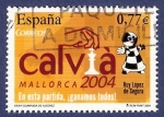Stamps Spain -  Edifil 4070 Olimpiada de Ajedrez Calvià 2004 0,77