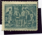Stamps Europe - Spain -  Beneficencia. La fragua de Vulcano