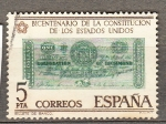 Stamps Spain -  E2324 Bicentenario EEUU (227)