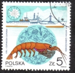 Stamps Poland -  Krill. Euphausia superba