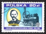 Stamps : Europe : Poland :  Hipólito Cegielski de Poznan Apuestas Industria metálica 1846-1988