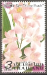 Stamps Thailand -  FLORES.  SUREE  PEACH.