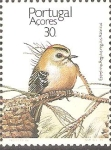 Stamps : Europe : Portugal :  AVES.  REYEZUELO  SOBRE  UNA  RAMA.
