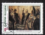 Stamps : Europe : Bulgaria :  Khan Kubrat con sus hijos