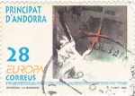 Stamps Andorra -  EUROPA- Ilustraciones