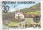 Stamps : Europe : Andorra :  EUROPA CEPT- Aple de la verge Canolich