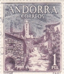 Sellos de Europa - Andorra -  Panorámica de Canillo