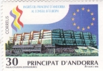 Stamps Andorra -  INGRÉS DEL PRINCIPAT D'ANDORRA AL CONSELL D'EUROPA