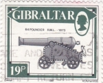 Sellos de Europa - Gibraltar -  64 POUNDER 1873