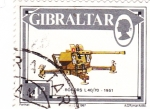 Stamps : Europe : Gibraltar :  BOFORS L40/70-1951