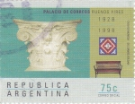 Stamps Argentina -  PALACIO DE CORREOS BUENOS AIRES 1928-1998