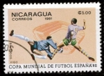 Sellos de America - Nicaragua -  mundial Futbol 82 