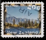 Stamps New Zealand -  lago wakatipu