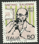 Sellos de Europa - Italia -  Gaetano Salvemini