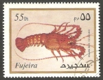 Stamps United Arab Emirates -  Fujeira - Crustáceo