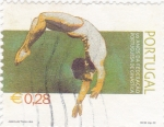 Stamps Portugal -  50 AÑOS DE LA FEDERACIÓN PORTUGUESA DE GIMNASIA