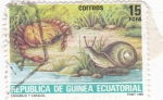 Stamps Equatorial Guinea -  CANGREJO Y CARACOL