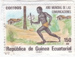 Stamps Equatorial Guinea -  AÑO MUNDIAL DE LAS COMUNICACIONES