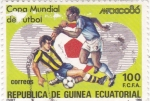 Stamps Equatorial Guinea -  COPA MUNDIAL DE FUTBOL- MEXICO-86