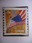 Stamps United States -  Bandera-USA-forever