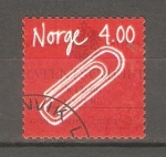 Stamps Norway -  INVENTOS  NORUEGOS.  CLIP  PARA  PAPEL  POR  JOHAN  VAALER.