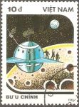 Stamps Vietnam -  PROYECTOS  DE  NAVES  ESPACIALES.  EXPLORACIÒN  DE  LA  LUNA.